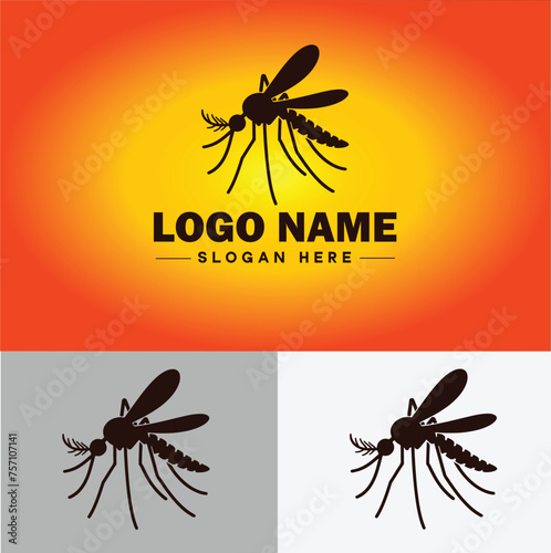 mosquito logo vector art icon graphics for business brand icon mosquito logo template