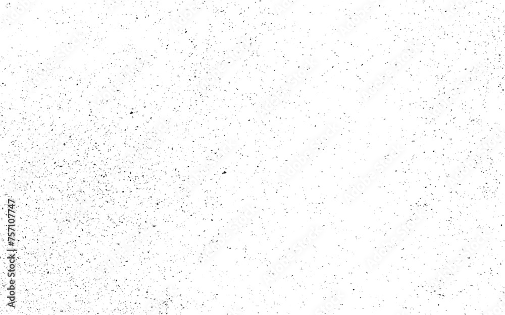 Black grainy texture isolated on white background. Dust overlay. Dark noise granules. Black paint splatter , dirty, poster for your design. Hand drawing illustration