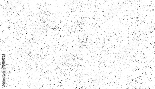 Black grainy texture isolated on white background. Dust overlay. Dark noise granules.  Black spots on white background  black drops texture  bokeh  abstraction