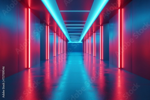 Bright White Hallway