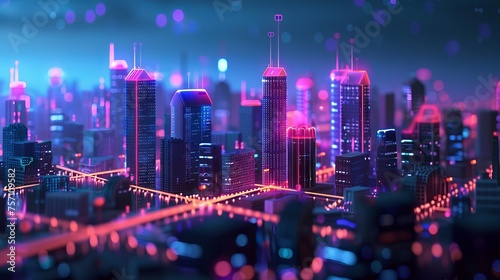  The concept of a smart city involves the integration of intelligent communication networks and Internet of Things  IoT  technologies to create a connected and efficient urban environment. 