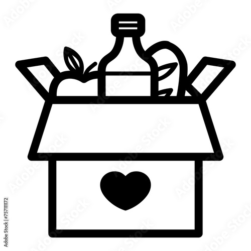 Food donation icon
