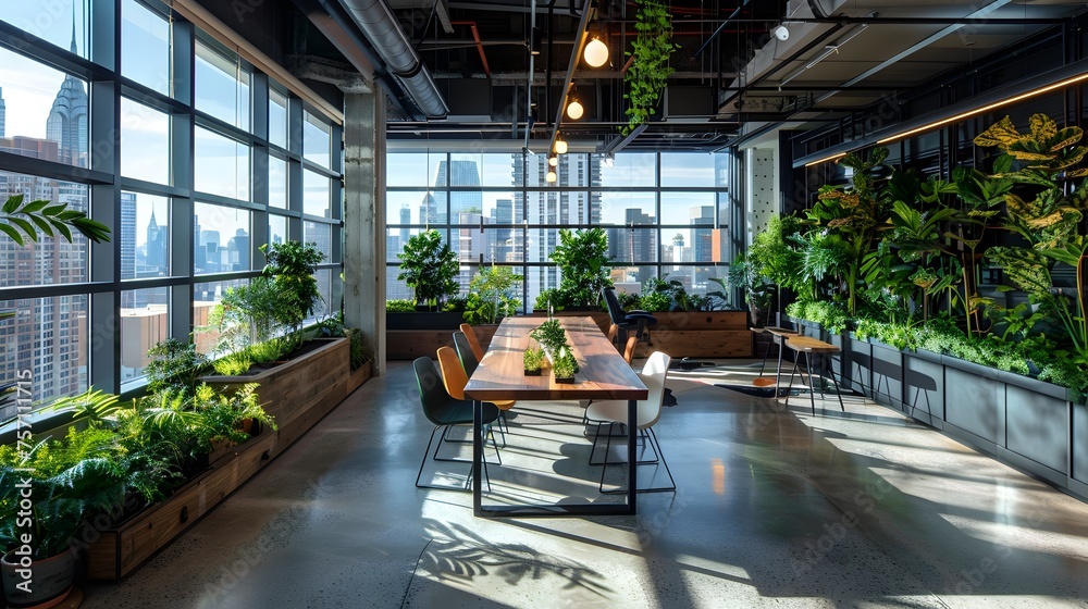 Avant-Garde City Office Harmonizes Industrial Design with Tranquil Greenery Avant-Garde City Office Harmonizes Industrial Design with Tranquil Greenery