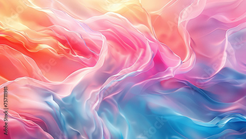 Vibrant Pastel Dreams  Abstract Background with a Burst of Color