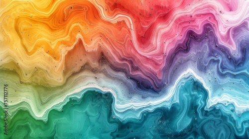 a close up of a multicolored background with water drops on the bottom of the image and the colors of the rainbow on the bottom of the image.