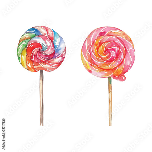 lollipop isolated on white background