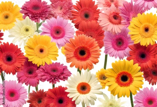 Gerbera daisy: Bold, colorful blooms with a cheerful presence, perfect for brightening gardens and bouquets