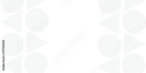 White-gray background image Abstract pattern of geometric figures Triangle. 