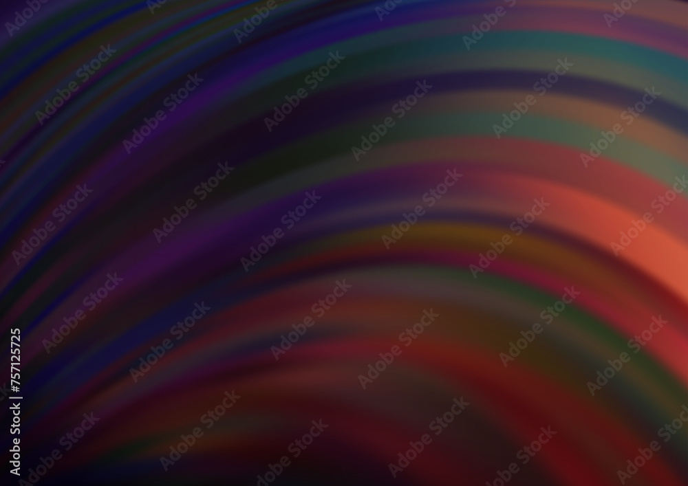 Dark Blue, Red vector background with lava shapes. Dark Blue, Red vector background with lava shapes.