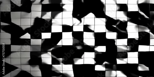 backdrop concept competition flag race or chessboard checker greyscale monochrome texture tile wallpaper vintage white and black tileable pattern background geometric grid mosaic square seamless photo