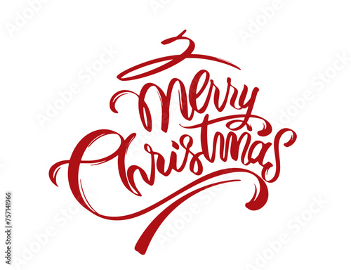 Creative Christmas typography text on the white background 