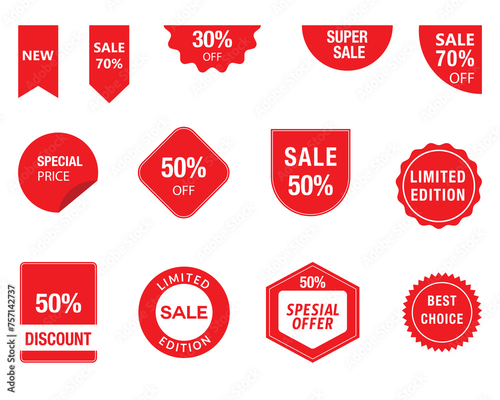 Sale - creative banner set vector illustration. Sale - creative banner set vector illustration.
