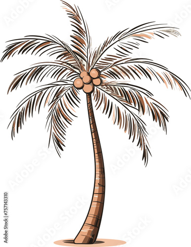 Palm Tree Vector Illustration Free Download EPS Artistic Flair