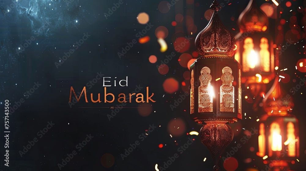 lantern with Eid Mubarak Islamic background
lantern with Eid Mubarak Islamic background