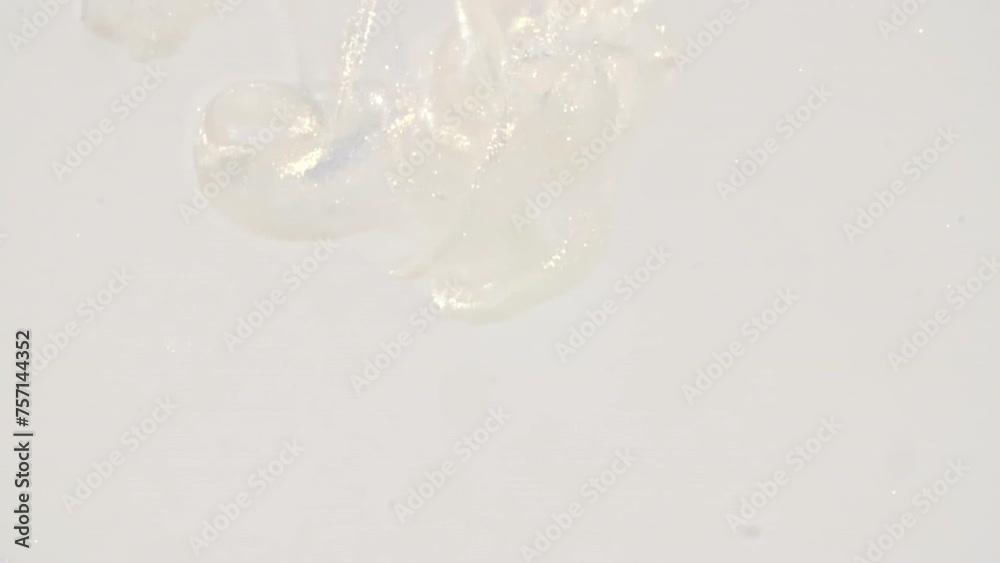 Color Gold and White Paint Drops in Water, Abstract Color Mix , Drop of Ink Color Mix Paint Falling on Water. Smoke Explosion of Liquid Ink Paint Slow Motion on White Background. . High quality FullHD Color Gold and White Paint Drops in Water, Abstract Color Mix , Drop of Ink Color Mix Paint Falling on Water. Smoke Explosion of Liquid Ink Paint Slow Motion on White Background. . High quality FullHD