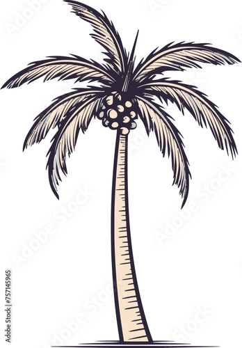 Radiant Palms Captivating Vector Artwork