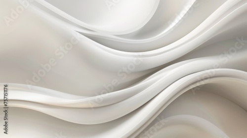 Elegant flowing curves in a monochrome abstract design, ideal for minimalist backgrounds