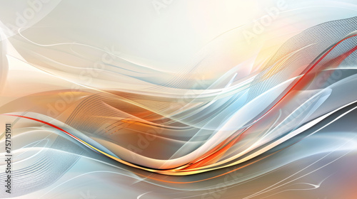 Abstract colorful wavy background design