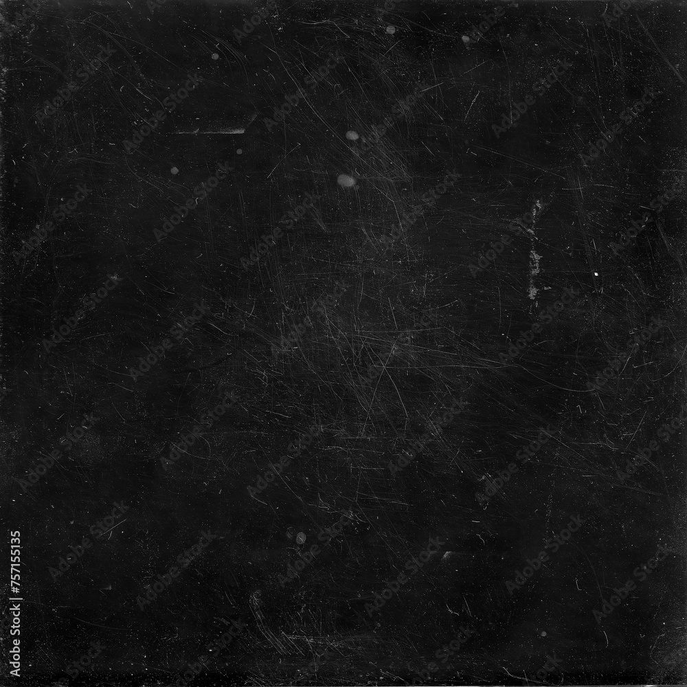 Black plastic packing texture. Dust and scratches background - obrazy, fototapety, plakaty 