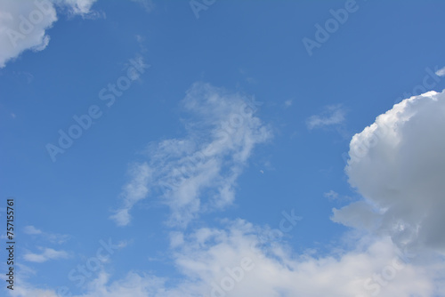 Fototapeta Naklejka Na Ścianę i Meble -  Light high sky. Party cloudy backdrop