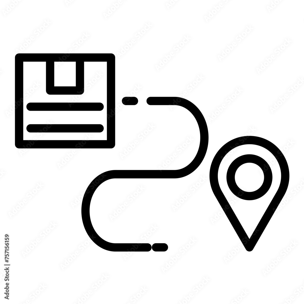 Vector Design Shipment Tracking Icon Style Vector Design Shipment Tracking Icon Style