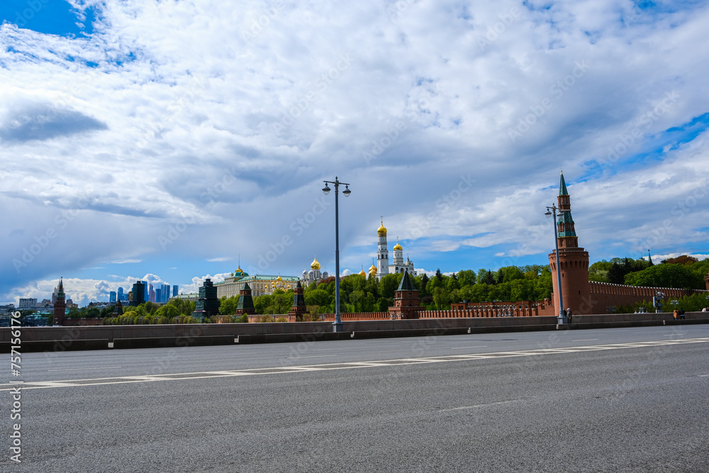 Architecture and landmarks of Moscow. Cityscape of Moscow