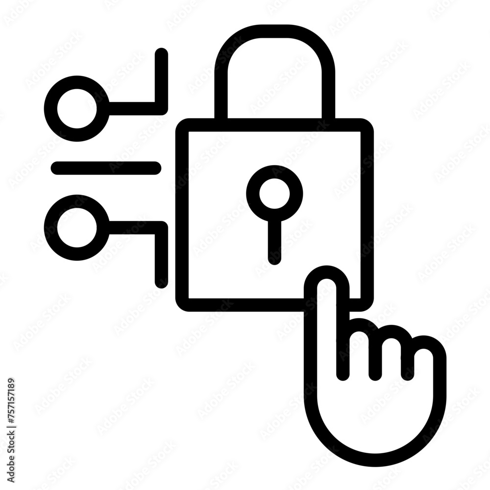 Vector Design Access Control Icon Style Vector Design Access Control Icon Style