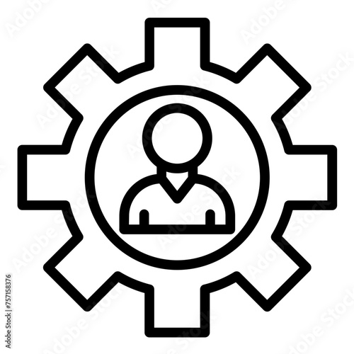 Vector Design Competency Icon Style