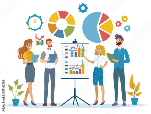  A team conducts a SWOT analysis identifying the company's strengths weaknesses opportunities and threats. (Strategic planning) 