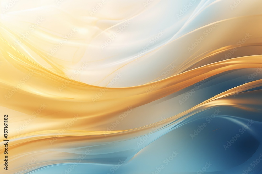 an abstract background of gold and blue flowing lines an abstract background of gold and blue flowing lines