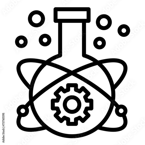 Vector Design Innovation Lab Icon Style