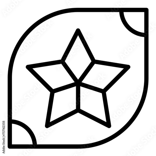Vector Design Trailblazing Star Icon Style
