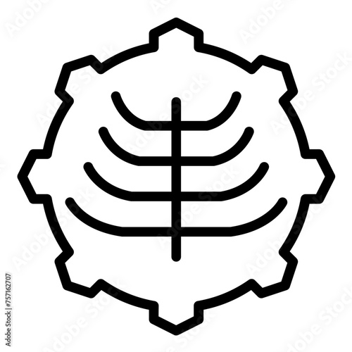 Vector Design Disruption Ray Icon Style