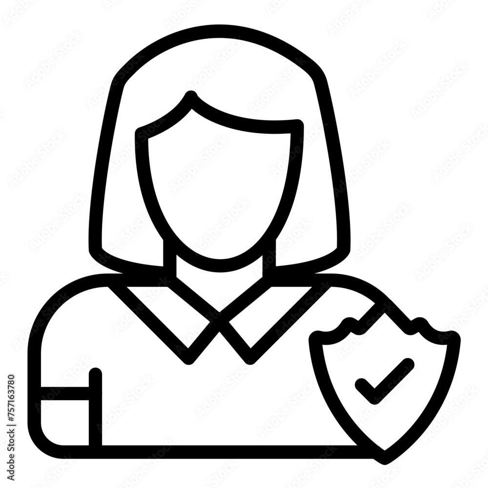 Vector Design Trust Warden Icon Style Vector Design Trust Warden Icon Style