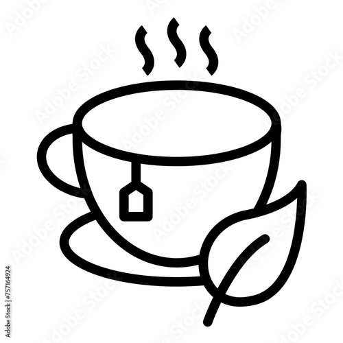 Vector Design Tea Icon Style