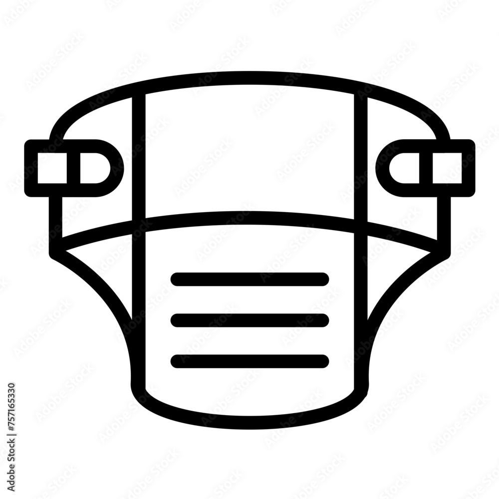 Vector Design Diapers Icon Style Vector Design Diapers Icon Style
