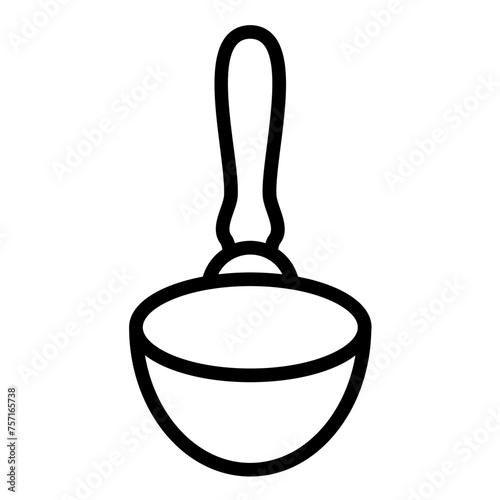 Vector Design Ladle Icon Style