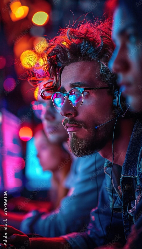 A group of people who work as hackers. People who work at night on a computer. Neural network. A group of people who work as hackers. People who work at night on a computer. Neural network.