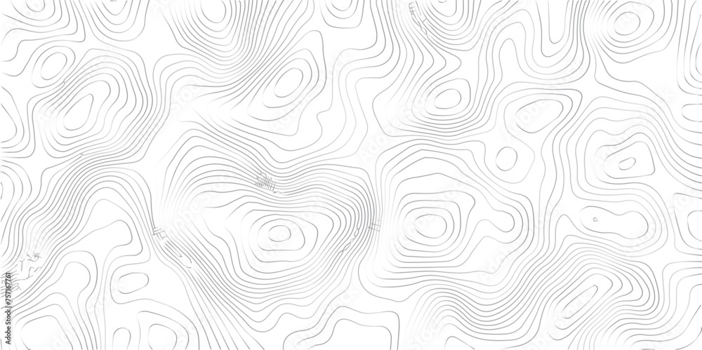 Fototapeta premium Transparent PNG Topographic line map. Modern design with White background with topographic wavy pattern design. 
