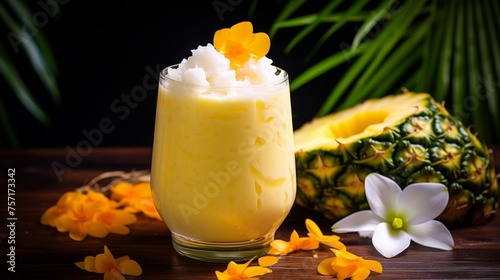 Pineapple Mango Coconut Smoothie