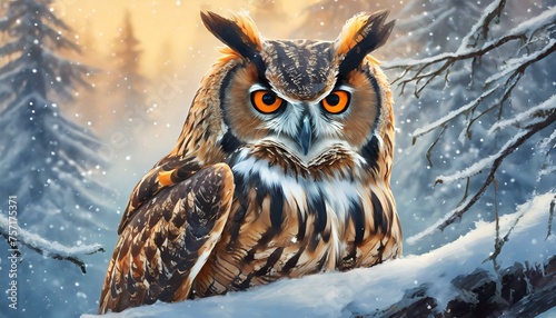 great horned owl