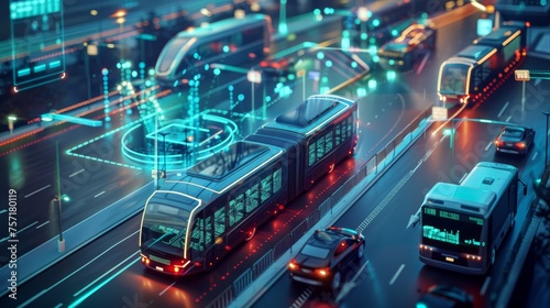 ITS (Intelligent Transport Systems). Mobility as a service. Concept of transportation and technology.