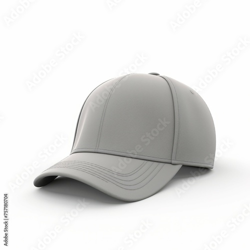 Gray Cap isolated on white background