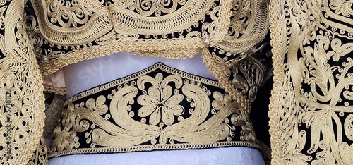 Traditional motifs on Albanian clothes