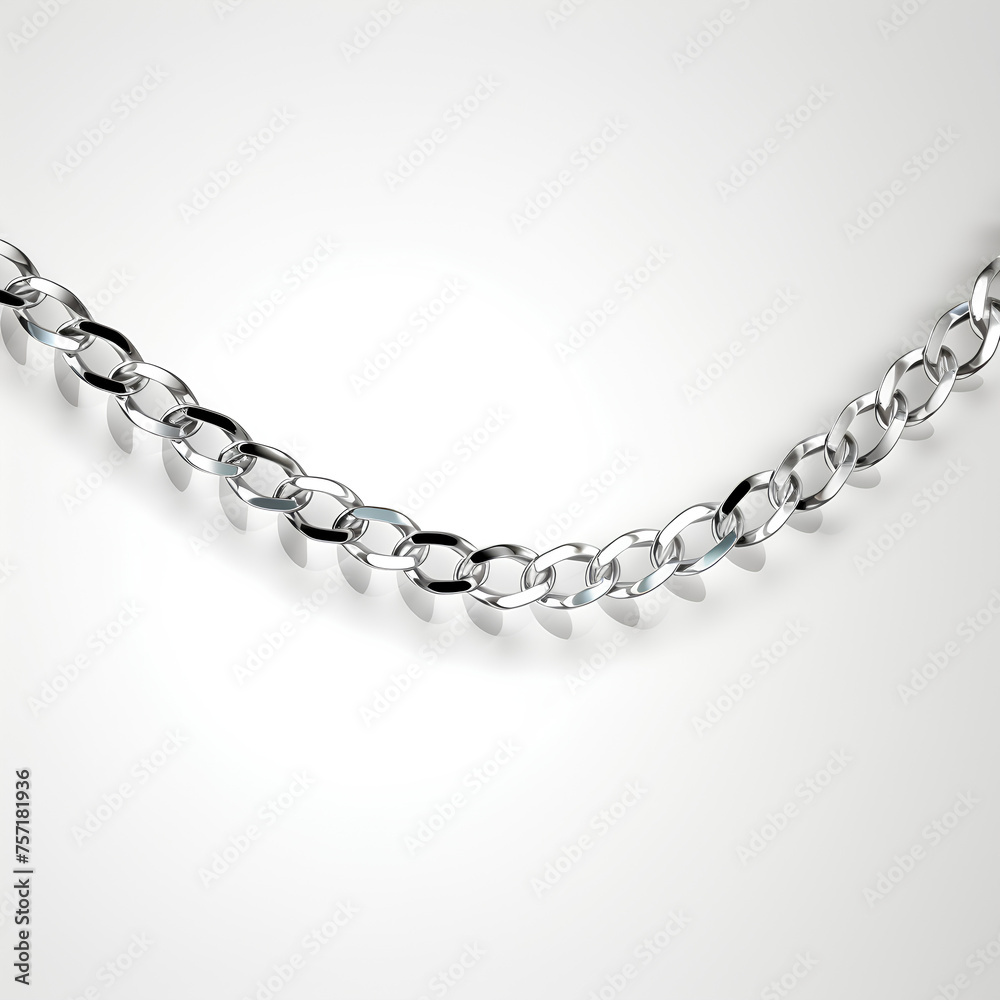 Obraz premium chain isolated on white