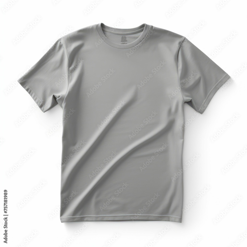 Gray T-Shirt isolated on white background Gray T-Shirt isolated on white background