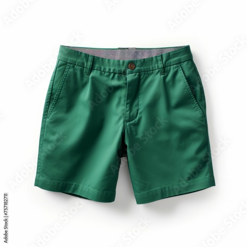 Green Shorts isolated on white background © Michael Böhm