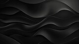 This image showcases sleek waves in dynamic motion, creating a mesmerizing monochromatic pattern suitable for modern design and decor.