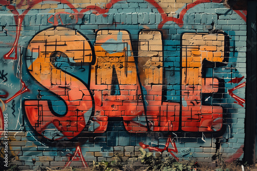 sale tag in graffiti style (2)
