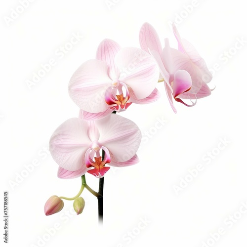 Orchid Flower  isolated on white background